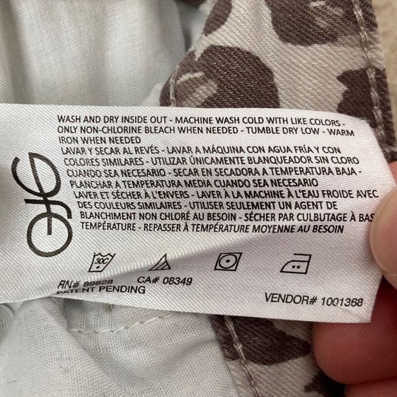 Nine West 14 Leopard Print Gramercy Skinny Ankle Jeans Pants - Picture 14 of 16